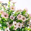 Artificial Violet Flowers All-season Faux Flower Bundle Realistic Fake Violets with Bendable Stems for Outdoors Garden Wedding Decorations