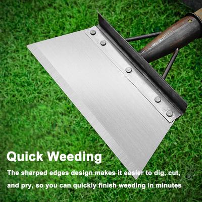 Household Garden Shovel Steel Flat Shovel Multifunctional Ice Cleaning Shovel Farm Planting Weeding Shovel Garden Utility Tool