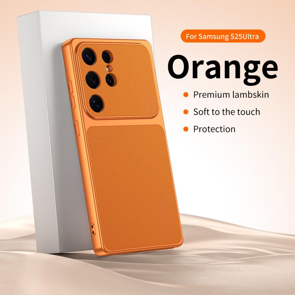 Luxury Leather Soft Case For Samsung S26 Ultra S25 edge S24 S23 S22 S21 FE Note 20 A37 A57 A56 A36 A17 Shockproof Silicone Cover