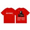 Lady Gaga The Mayhem Ball Tour 2026 Maglietta Uomo Donna Moda Vintage Manica Corta T-shirt Estiva Casual Ampia Cotone