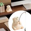 Statue Animal Fishing Ornaments Resin Computer Monitor Decorations  Desktop Decorative