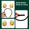 St. Patrick's Day Shamrock Headband Creative Shape Ultralight Elastic Decorative Headband Women Girls Cosplay Headwear
