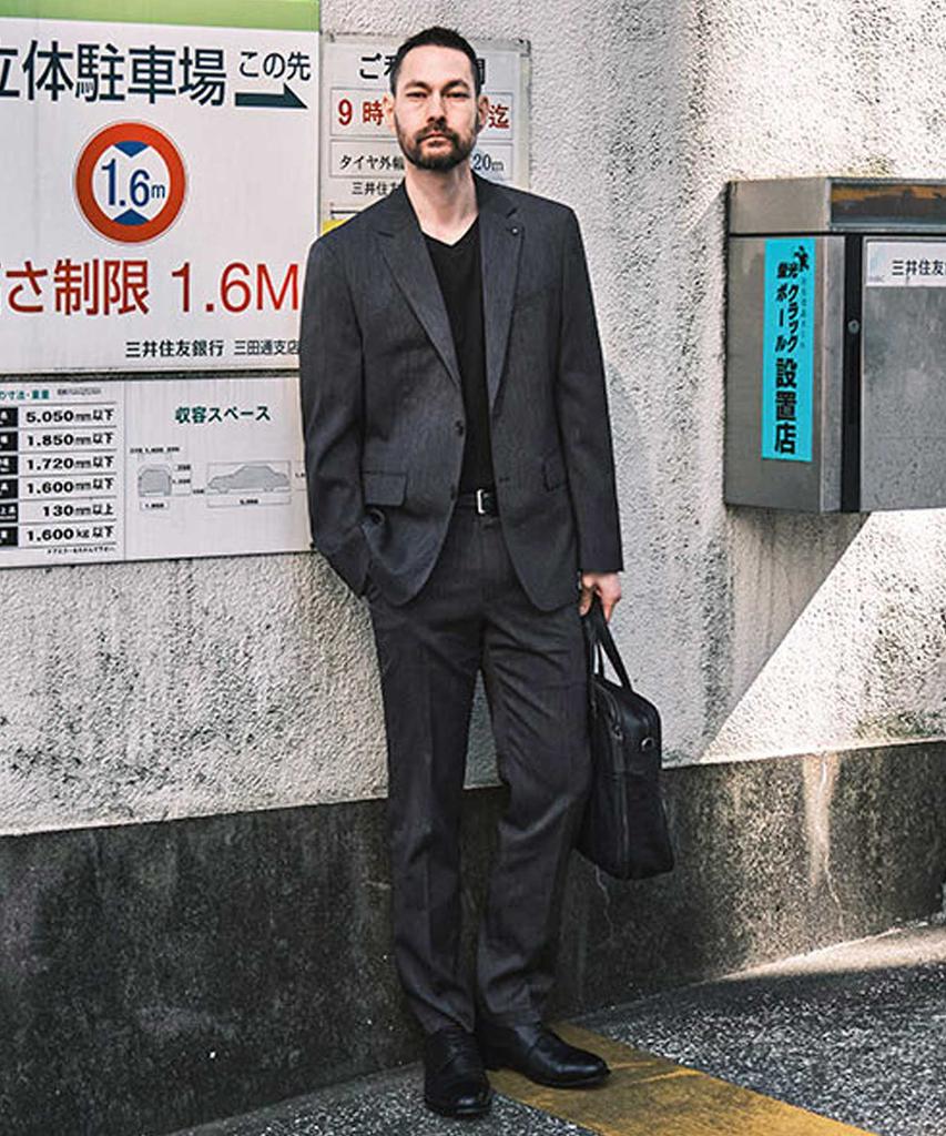STCO Motion-Free Cooling Drape Formal Pants_Charcoal Grey (Classic Fit)_Sslxb54Csc