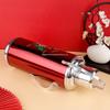 Classic Chinese Style Retro Insulated Thermos Flask - Nostalgic Aluminum Shell Tea Bottle for Weddings