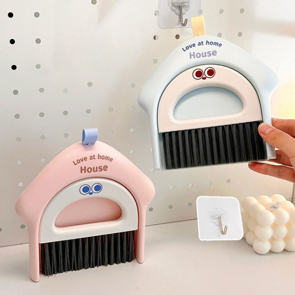 Detachable Mini Broom Dustpan Set Cartoon Keyboard Cleaning Brush Dustpan Shovel Set  Desk