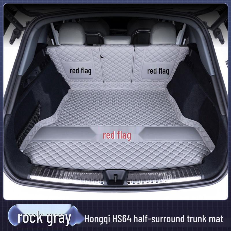 Compatible Trunk and Tailgate Mat for 26 Hongqi HS6 Models, Waterproof and Fully Enclosed HS6 PHEV Mat
