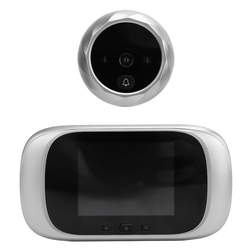 Visual Door Viewer Door Smart Peephole Camera Doorbell with 2.8 Inch LCD Display Infrared Night Visual Photo Taking for Home Security