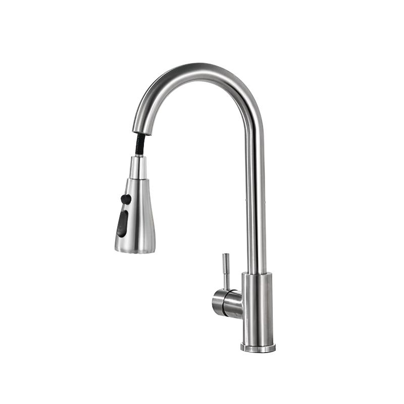 SUPOR 304 Stainless Steel 3-Mode Pull-out Kitchen Faucet