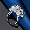 1 Piece of 925 Sterling Silver 6-10 Exquisite Bead Ring, Women's Jewelry Gift Accessories, Fashionable Wedding