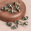10pcs Ocean Conch Shape 20x11mm Colorful Glazed Ceramic Porcelain Loose Beads For Jewelry Making DIY Crafts Findings
