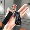 Silver Edge Tpu Car Remote Key Cover Case Key Shell Fob For Geely Azkarra Fy11 Atlas Pro New Emgrand Gs X6 Suv Ec7 Accessories