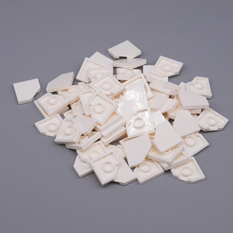 Handmade Small-Piece Building Blocks: Light 2x2 Beveled Wedge Plate Accessories (100g)