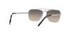 Ray-Ban New Caravan Sunglasses RB3636 003/32 58 - Polished Silver / Crystal Grey Gradient Glass Lens