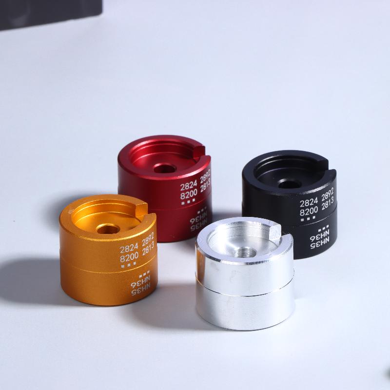 Universal Watch Movement Holder Bracket Double-Sided Aluminum Base Watch Repair Tools Nh35 Nh36 2824 2892 8200