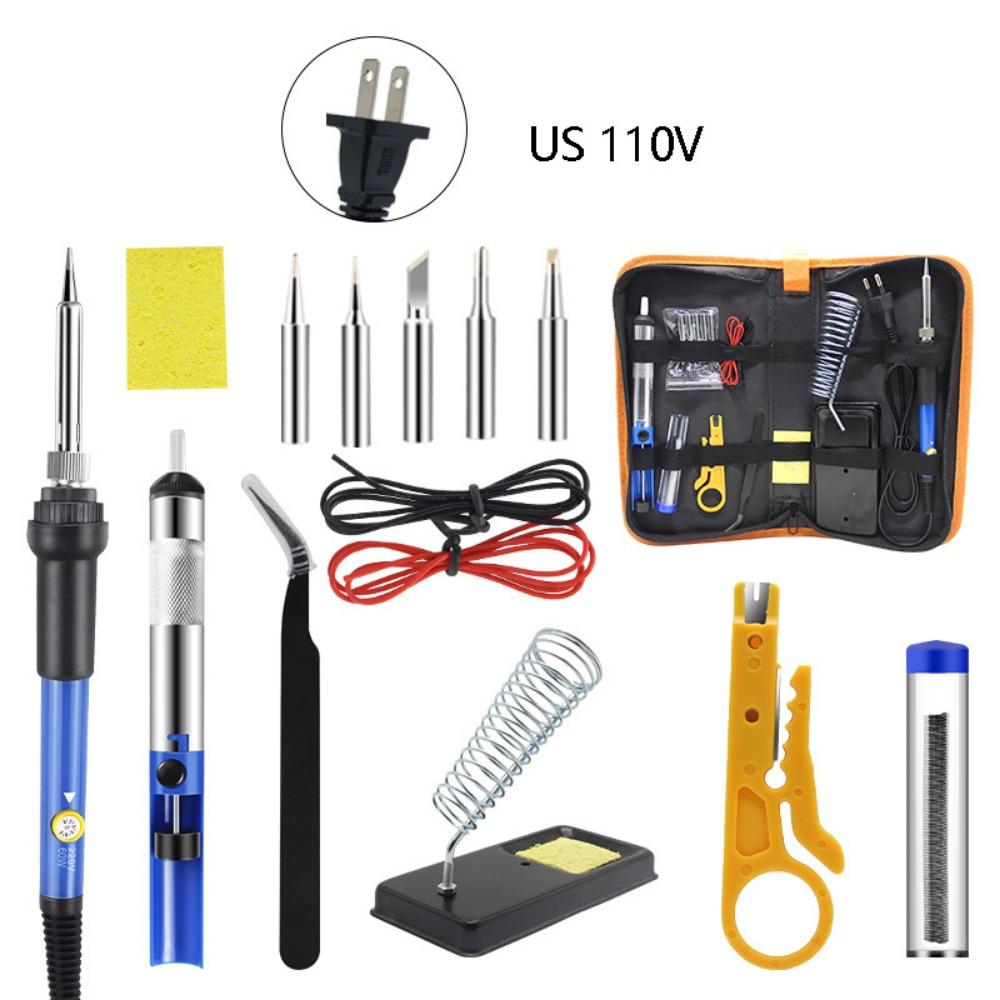 15Pcs/set 60W Electric Soldering Iron Welding Tool Kit  Electrical Appliance Repair