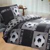 Ensemble de housse de couette imprimée Football avec impression numérique pour la décoration de la chambre d'adolescent