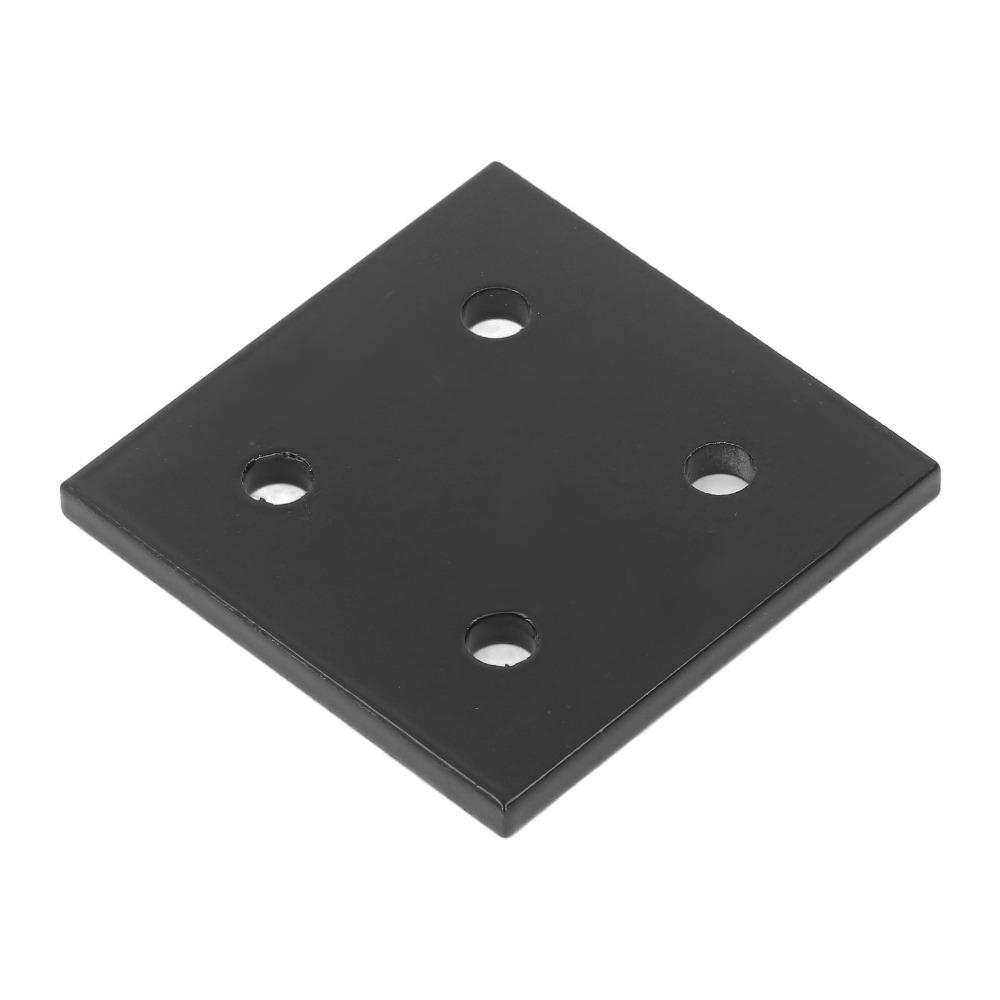 2pcs Durable Rectangle Bracket Connector Aluminum Profile Connecting Plate CNC Router