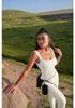 Women's Sleeveless Ribbed Tank Yoga Jumpsuit - Body Shaping Sport Jumpsuit