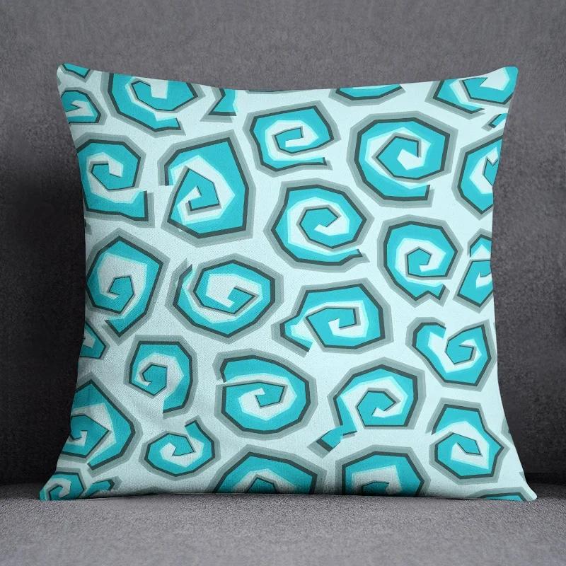 Blue Fresh Air Series Pillow Gift Home Office Decoration  Bedroom Sofa Car Cushion Cover case