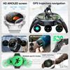 New GPS Position Smart Watch Men 1.53'' AMOLED HD Screen Compass Heart Rate 3ATM Waterproof Call Sports Business Smart Watch