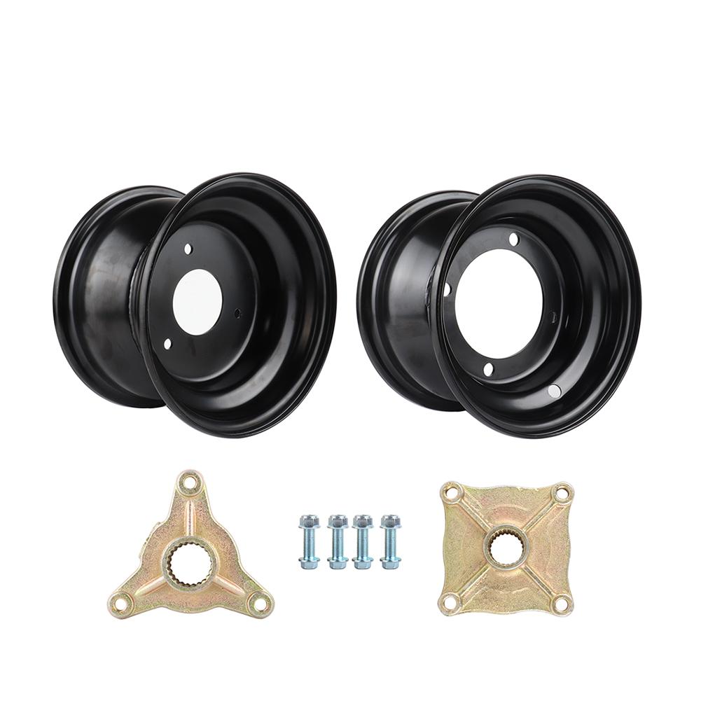 3&4 Holes 7 Inch Front Wheel Hub Rims For 110cc125cc 150cc 200cc 250cc ATV Go Kart UTV Buggy Quad Dirt Bike 7" Vacuum Tyre Parts