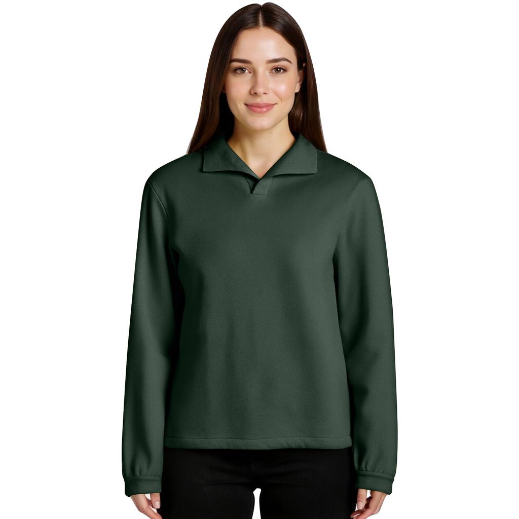 Пуловер с воротником-стойкой, с длинным рукавом, топ, свитшот, унисекс