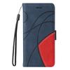 For Xiaomi Redmi Note 13 Pro+ 5G Leather Case Wallet Stand Color Splicing Phone Cover