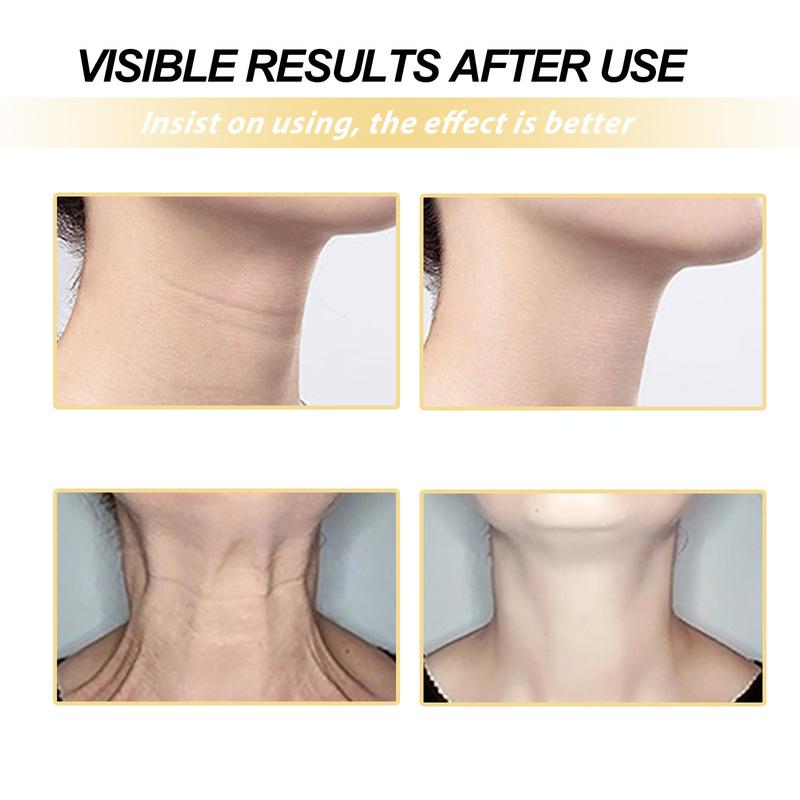 Rozjasní, zpevní a zkrášlí krk maska ​​vyblednutí linií krku jemné linky lift masážní péče o krk