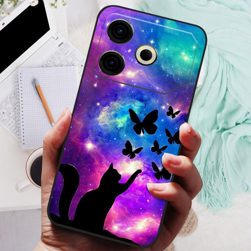 Für Tecno Pova 6 Neo Hülle Pova6 Neo Luxus Handy Silikon Rückseite Für Tecno Pova 6 Neo Hüllen Pova 6Neo Schutzhülle Capas