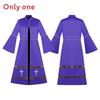 Robe Sacerdotale Medievale per Donne in Tessuto di Poliestere per Cosplay e Giochi di Ruolo Fantasy