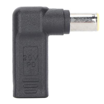 TypeC To DC Adapter Female To Male Plug 7.9x5.5mm Right Angle PD Connector Charging Device