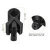 uxcell Microphone Holder, O.D. 32mm - 60mm Plastic Interface, Microphone Holder Clip with 14" Plastic Adapter for Lavalier Microphones, Black, Set of