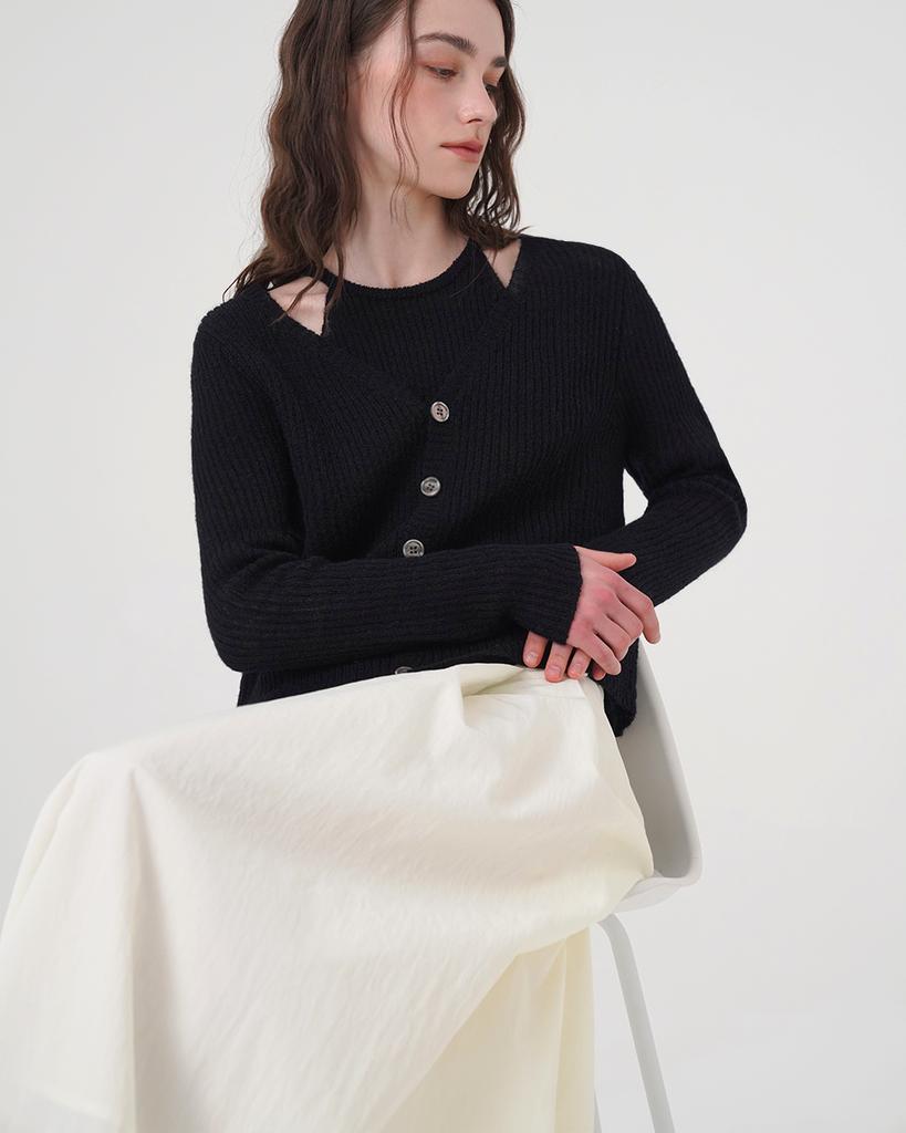 Sisterhood Pintuck Skirt - Ivory