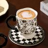 Retro High Quality Mug High Quality Ceramic Cup Office Coffee Cup Creative Large Capacity Breakfast Cup Souvenir