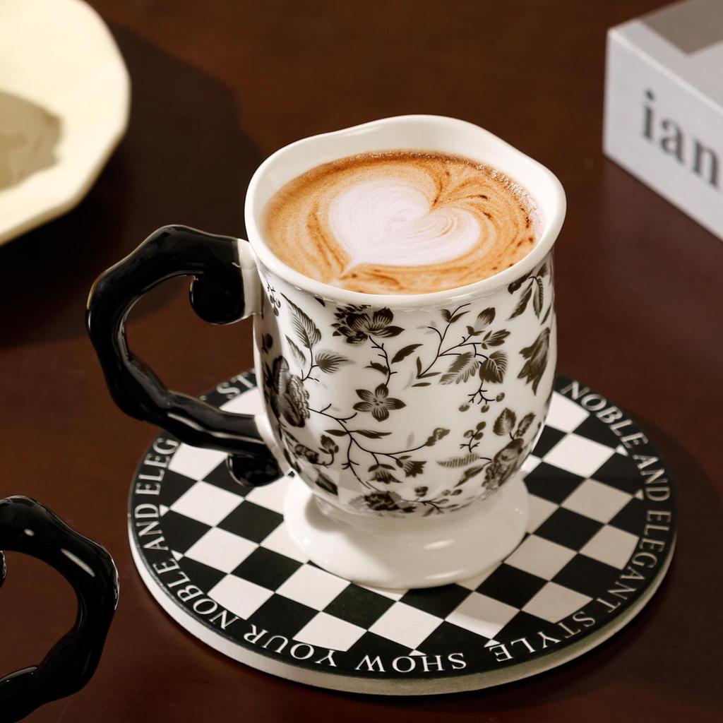 Retro High Quality Mug High Quality Ceramic Cup Office Coffee Cup Creative Large Capacity Breakfast Cup Souvenir