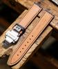 BINLUN Replacement Leather Watch Band with Buckle Set for with Box (3 Colors) Women, 12/14/16mm, Red, Black, Blue, White, Brown,