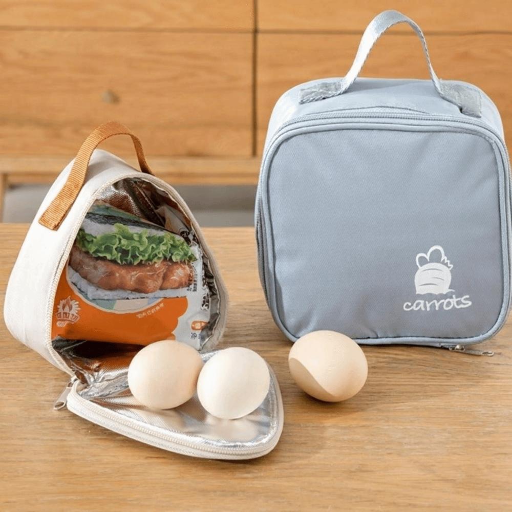 Thickened Design Insulated Lunch Bag Waterproof Material Thermal Storage Bag  Student Use