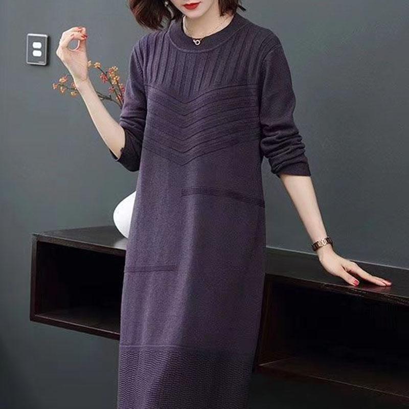 Sweater for Women Autumn Winter Lightweight Warm Knitted Stretchy Long Sleeve Tops