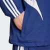 Adidas Originale Vintage Sportjacke mit gesticktem Logo und Colorblock-Streifen Herrenjacke Blau IY2091