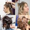 Pointed Tip Hair Styling Clip - Metal, Volumizing, Electroplated