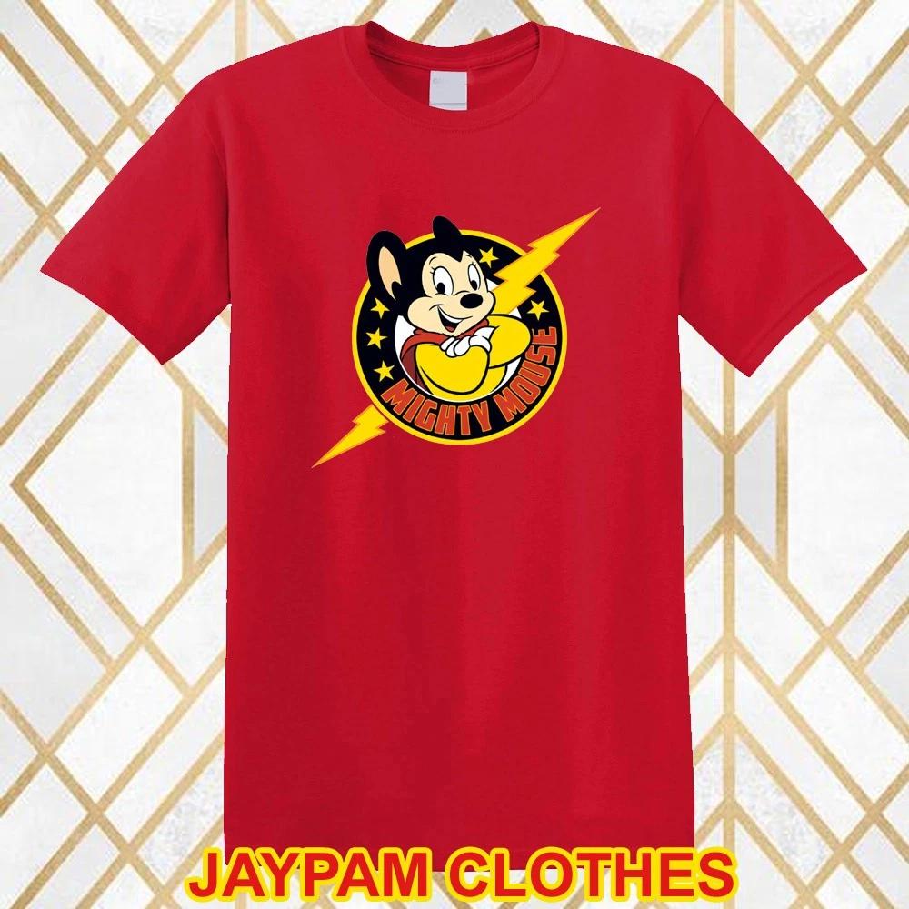

Mighty Mouse Cartoon Retro TV Series Men s 4XL