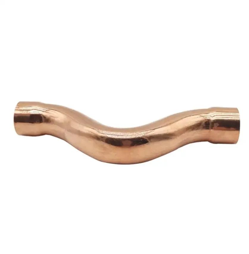 1/4" 3/8" 1/2" 5/8" 3/4" 1"Inch 6.35-54mm Straight Elbow Y U P Shaped 3 4 Way Corss Copper End Feed Pipe Fitting Air Conditioner