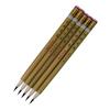 Set of 5 Calligraphy Gold Dinghai Double Tang Dynasty Small Fine Brush Brushes, Design, Scroll, Style, Brush,