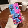 Stitch Clear Case für Samsung Galaxy A57 A37 A56 5G A36 Cases A55 A54 A35 A26 A07 A17 A16 A06 A34 A15 Stoßfeste Hülle Schmetterling