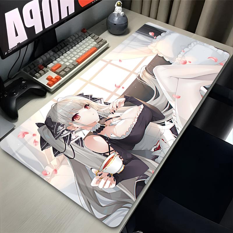 Azur Lane Mouse Pad Anime Girls Formidable Desk Mat Laptop Large Mousepad Gaming Accessories XL XXL Kawaii Rubber Keyboard Pad