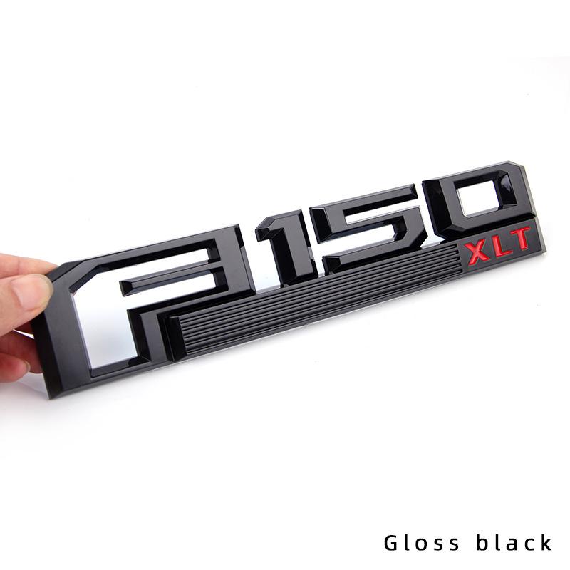 2PCS ABS Car sticker emblem accessories auto decal badge styling for Ford F-150 raptor xlt lARIAT   Logo