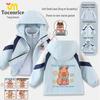 Capybara Winter Kinder Warmer Baumwoll-Windbreaker mit Samt-Verstärkung