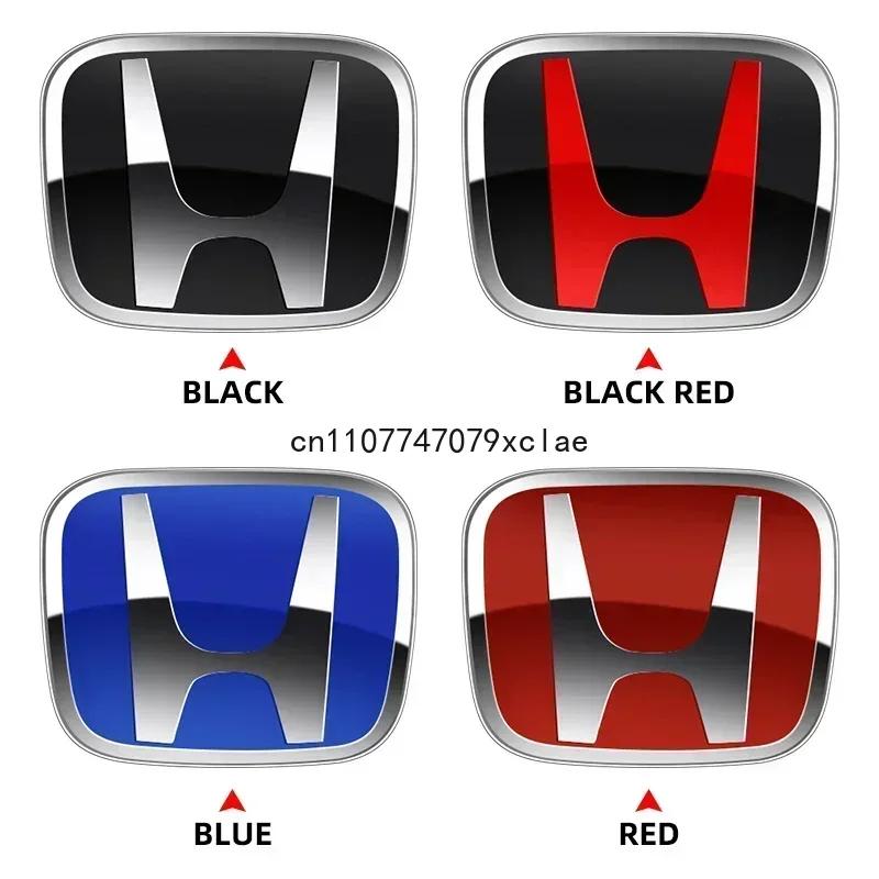 1pcs Car Front Head Hood Bonnet Emblem Rear Tail Bumper Logo For Honda Civic Fit Jazz Accord CRV HRV City Odyssey Accessories ahn256