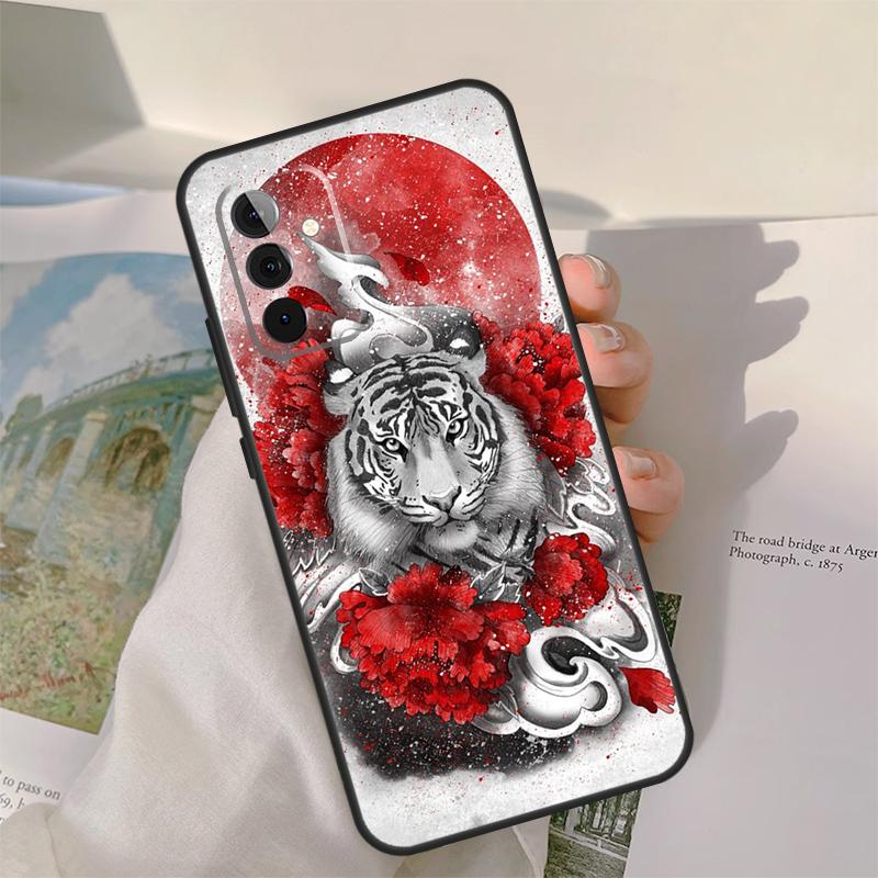 

Красный Тигр Солнце Японское Искусство Чехол Для Samsung Galaxy A13 A33 A53 A34 A54 A14 A15 A16 A26 A36 A56 A12 A32 A52 A06 A35 A55 Samsung A52S 5G