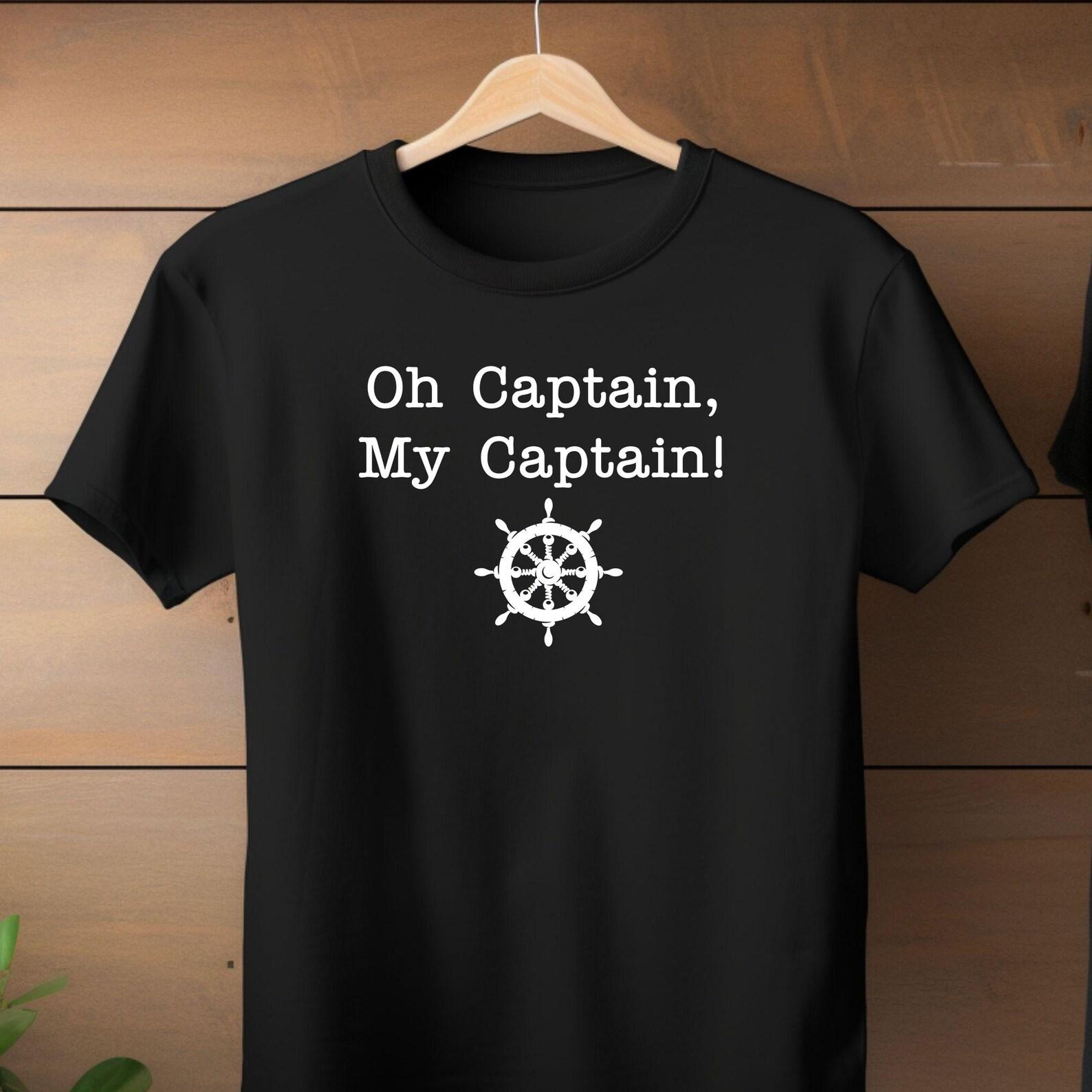 Oh Captain My Captain! Poetry Quote - Unisex T-Shirt 3XL